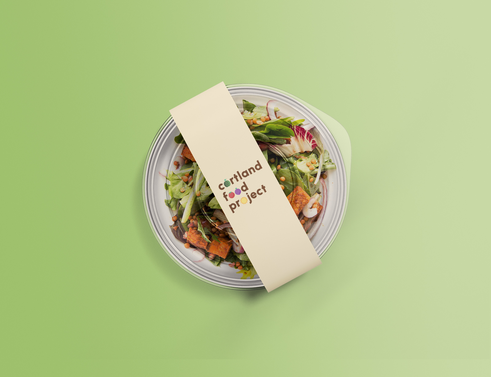 Cortland Harvest branding on table with steaks